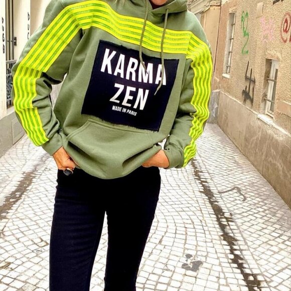 ST BARTH KARMA YOGA ZEN Sweatshirt Size M - Picture 1 of 6